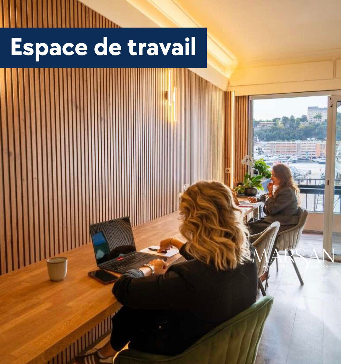 Beau bureau- PROCHE MONACO YACHT CLUB