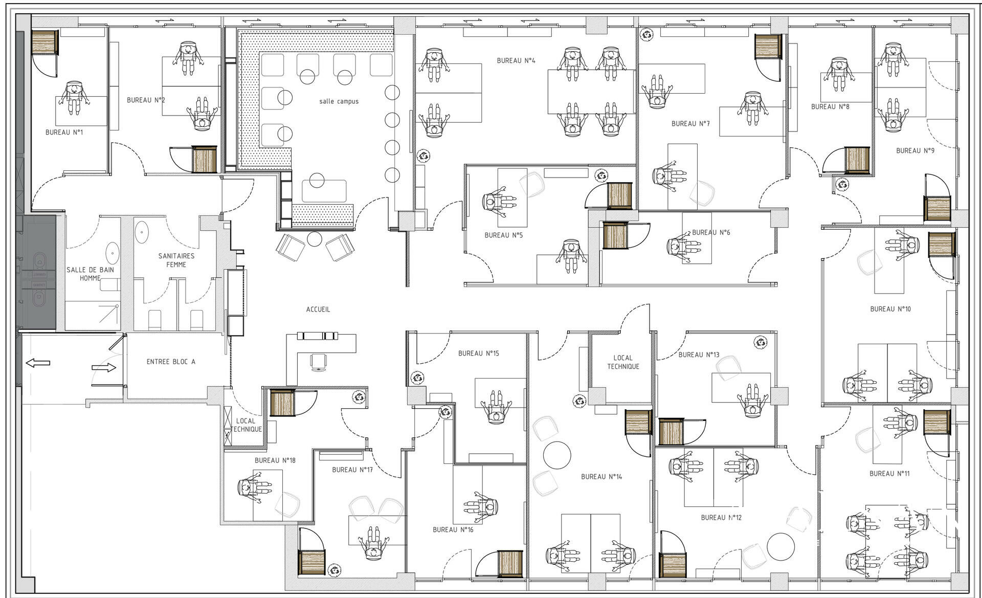 COMPLESSO DI UFFICI IN VENDITA - A FONTVIEILLE