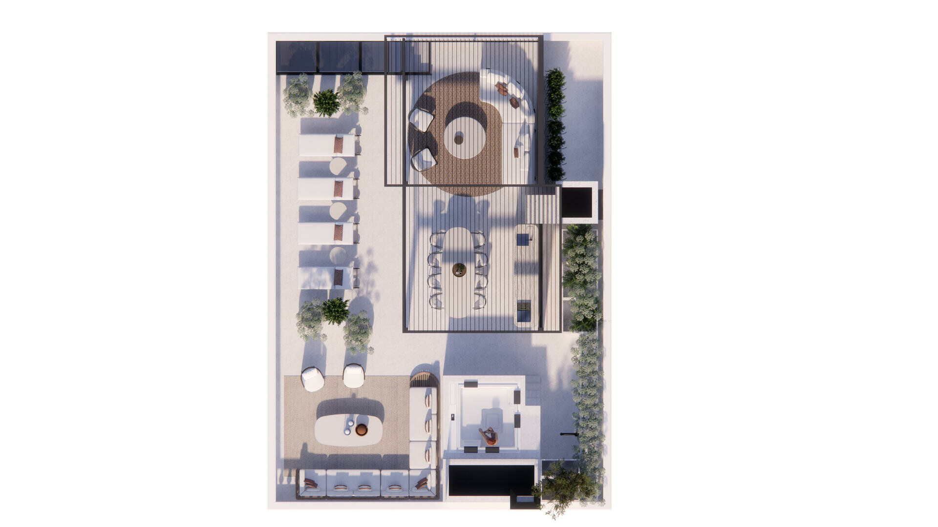 Duplex rénové luxueusement – Résidence Ambassador, Boulevard des Moulins
