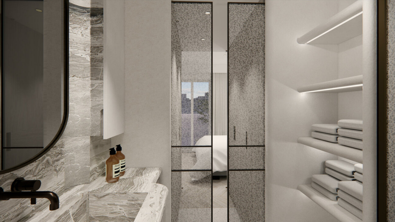 Duplex rénové luxueusement – Résidence Ambassador, Boulevard des Moulins