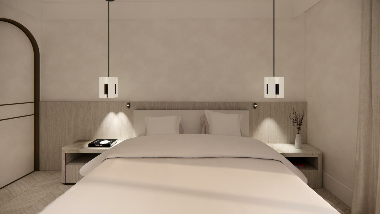 Duplex rénové luxueusement – Résidence Ambassador, Boulevard des Moulins