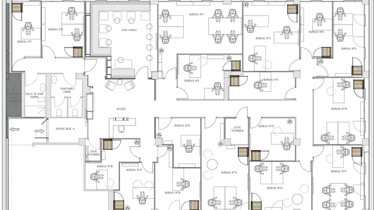 COMPLESSO DI UFFICI IN VENDITA - A FONTVIEILLE