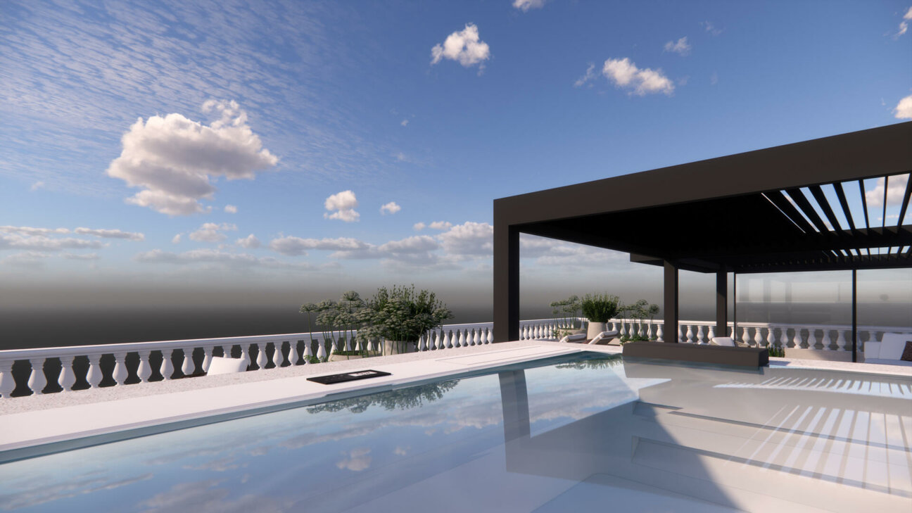 Duplex rénové luxueusement – Résidence Ambassador, Boulevard des Moulins