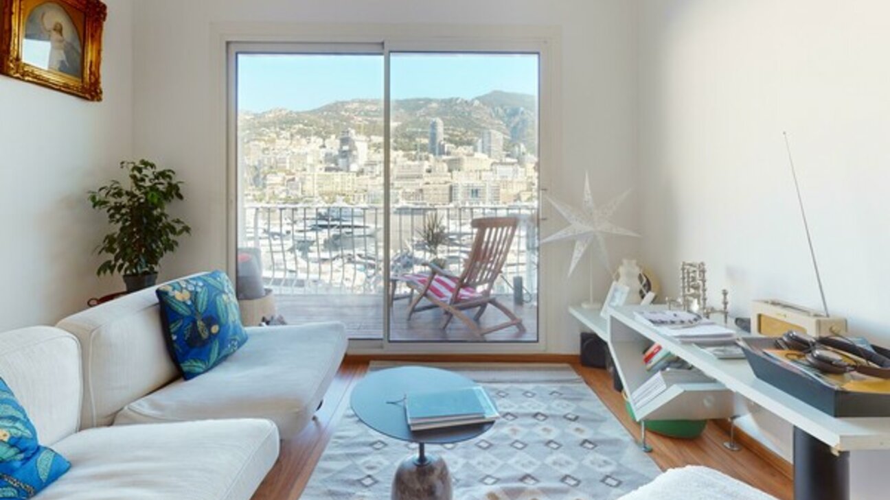 Appartement de 3 pièces avec cave - Front de Quai Antoine 1er - Vue Port Hercule & Monte-Carlo